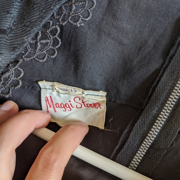 Vintage 1960's Maggi Stover Black Dress - Picture 5 of 5